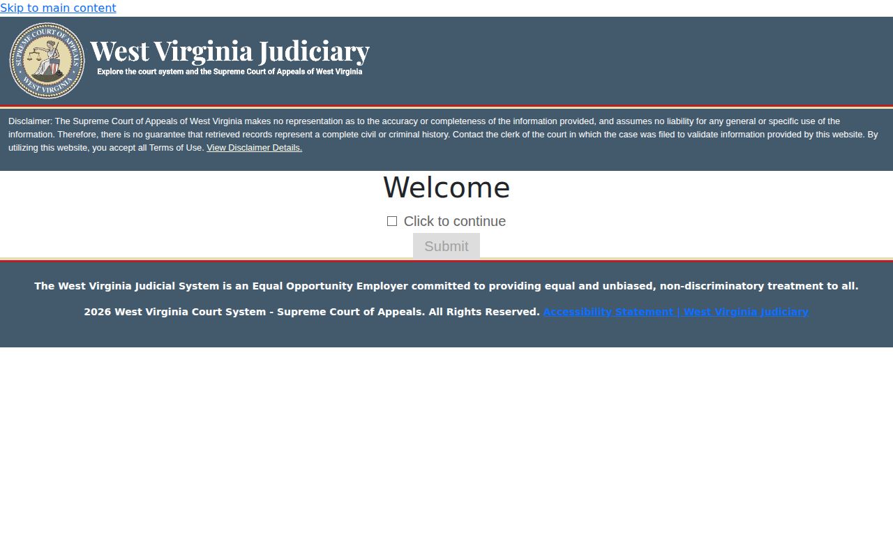 Wirt County court record search for booking disposition